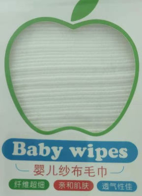 45g το μη υφανθε'ν μωρό υφασμάτων Spunlace πλέγματος ξηρό σκουπίζει τη συσκευασία κιβωτίων παραθύρων
