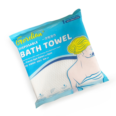 Μίας χρήσης έξοχος μαλακός φορητός πετσετών Washcloth πετσετών λουτρών και αναπνεύσιμος για το βαμβάκι ξενοδοχείων ταξιδιού
